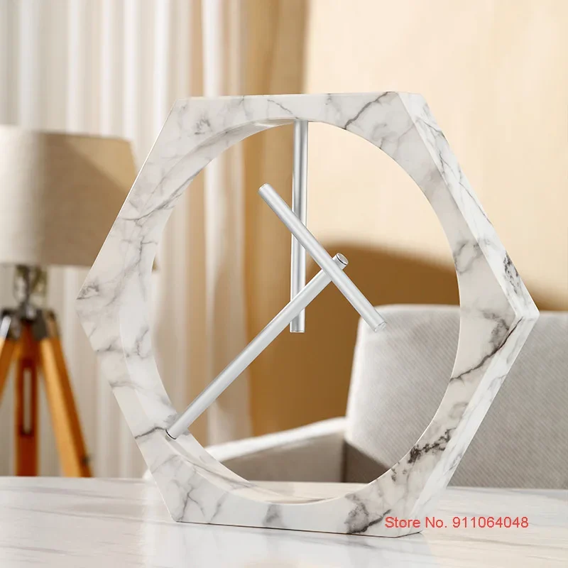 

Anti Gravity Newton's Cradle Pendulum Plastic Imitation Marble Hexagon Aviation Aluminum Perpetual Motion Model Desk Decor Gifts