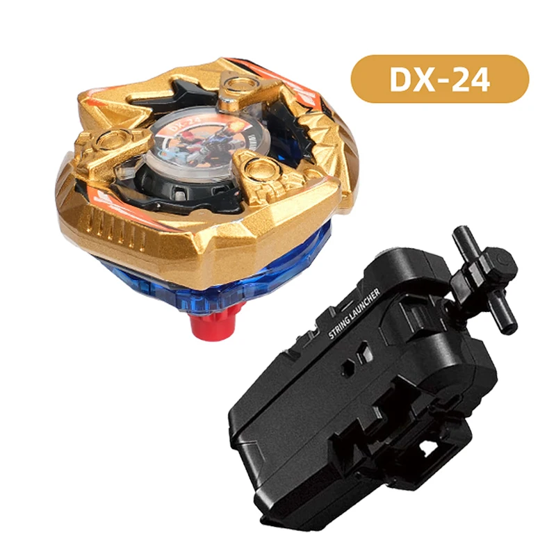 High-Speed DX-24 Hurricane Battle Top Set with Launcher Spinning Gyro Toy for Competitive Play