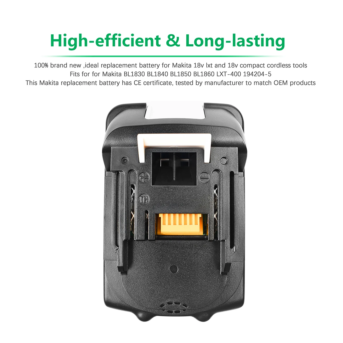Akumulator Makita 18V BL1815 BL1850 BL1830 BL1860 BL1820 BL1840 3.0Ah oraz ładowarka do akumulatorów Makita BL1830 BL1815 — zdjęcie produktu 3