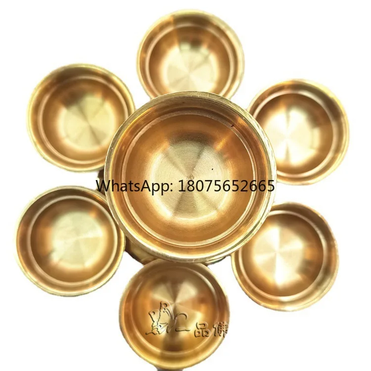 Imitation glass seven-star lotus butter stand household lamp candle holder