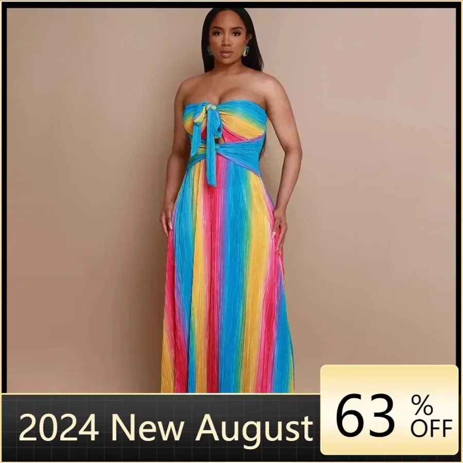 

Elegant African Dresses For Women Dashiki 2024 Summer Autumn Maxi Dress Ladies Traditional African Clothing Fairy Long Dress