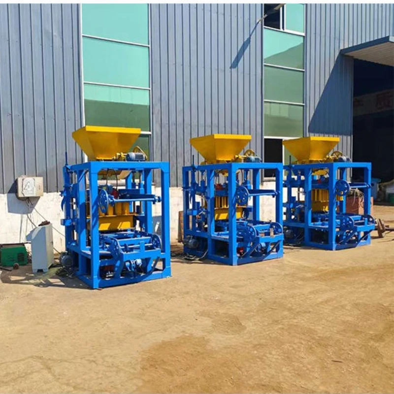 Red Mud Brick Making Machine Concrete Block Cement Clay Interlock Manual Fly Ash Bricks Making Machinery Fully Automatic Smart