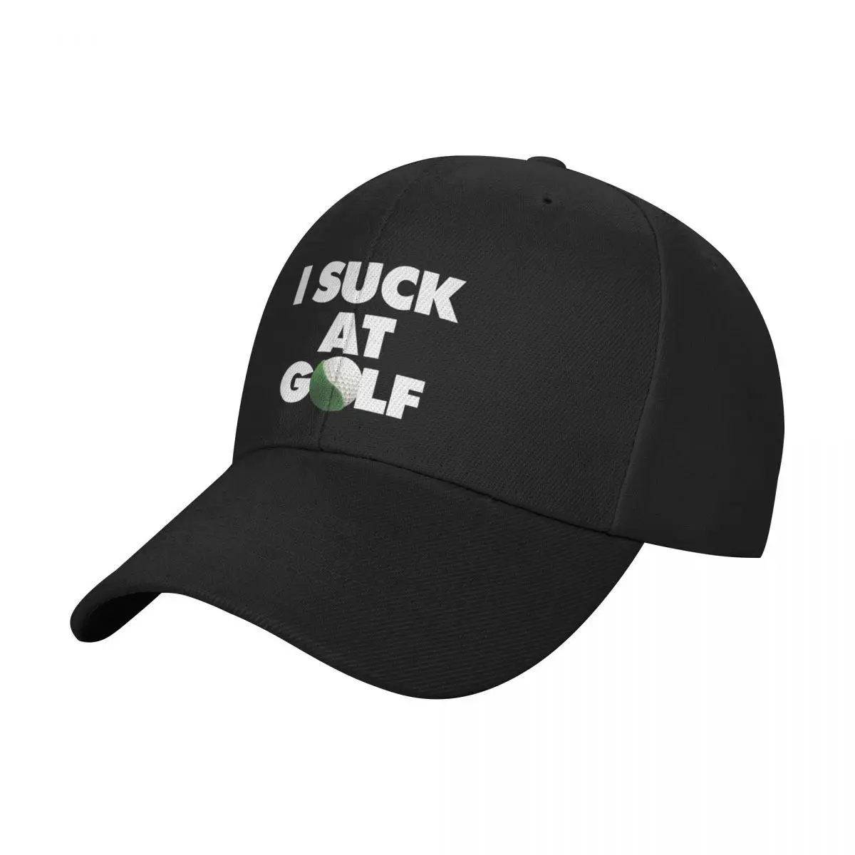 I suck at golf Funny Golfer saying Quote Baseball Cap Cosplay Hat Man For The Sun Hat Beach Man Women's