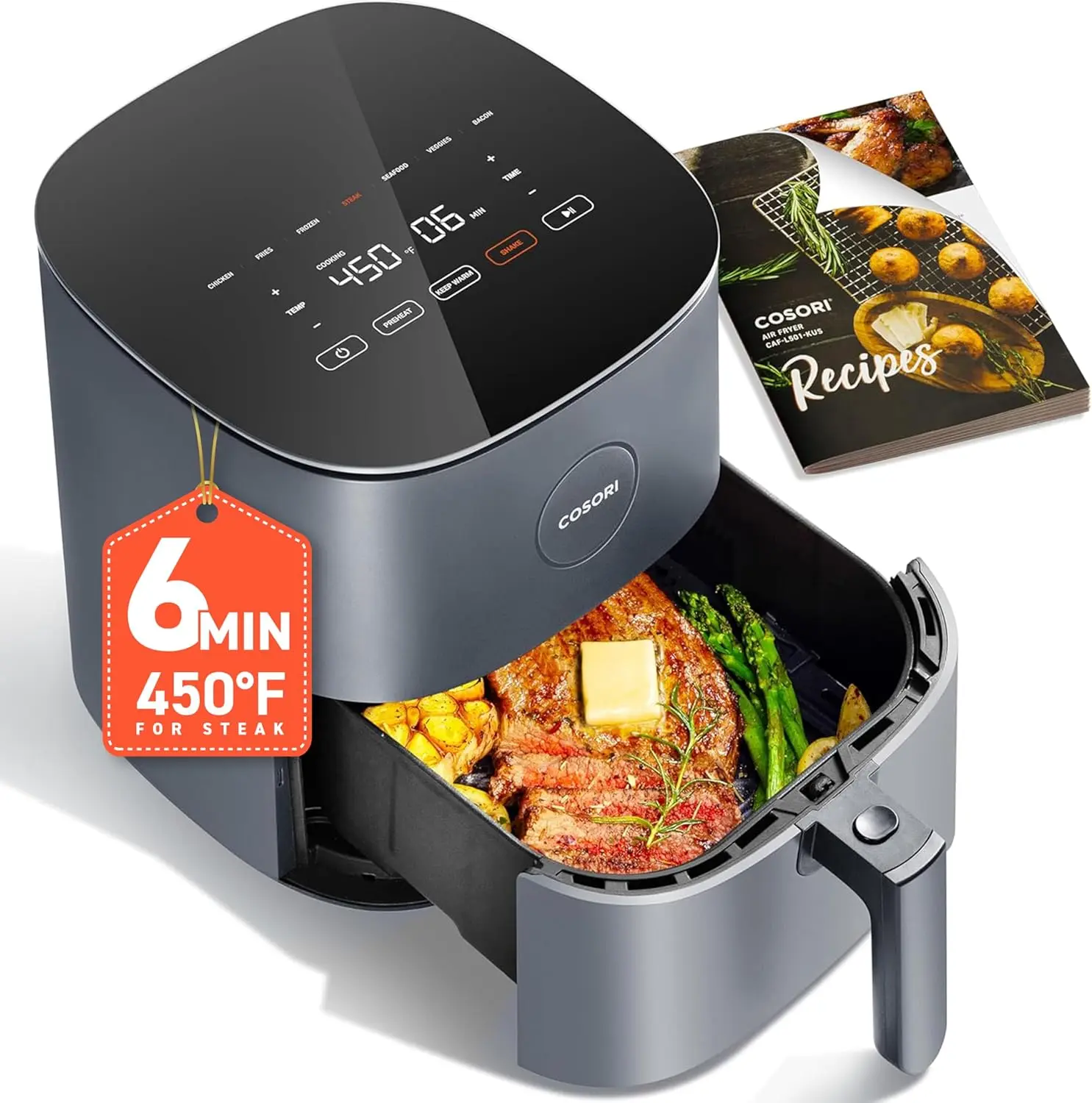 All-In-One Air Fryer, Chosen by Millions: 5Qt Culinary Magic Box Like Never Before, Recreate Any Delicious Dishes With Up to 450