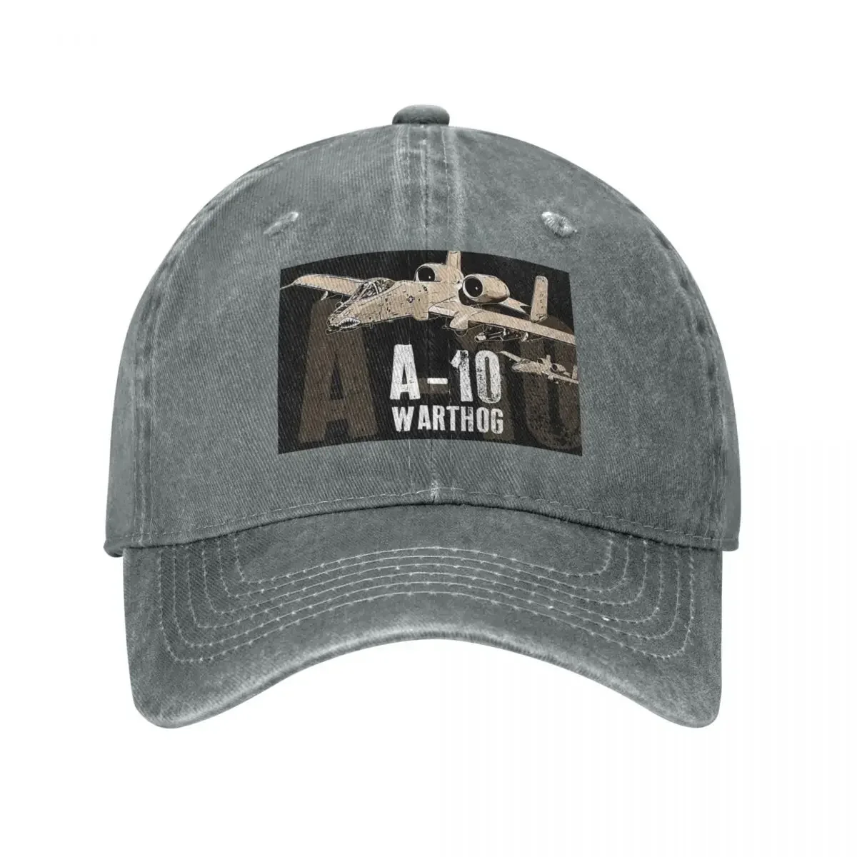 A-10 Warthog Thunderbolt Us Air Force Aircraft Baseball Caps Denim Hats Adjustable Casquette Streetwear Baseball Cowboy Hat