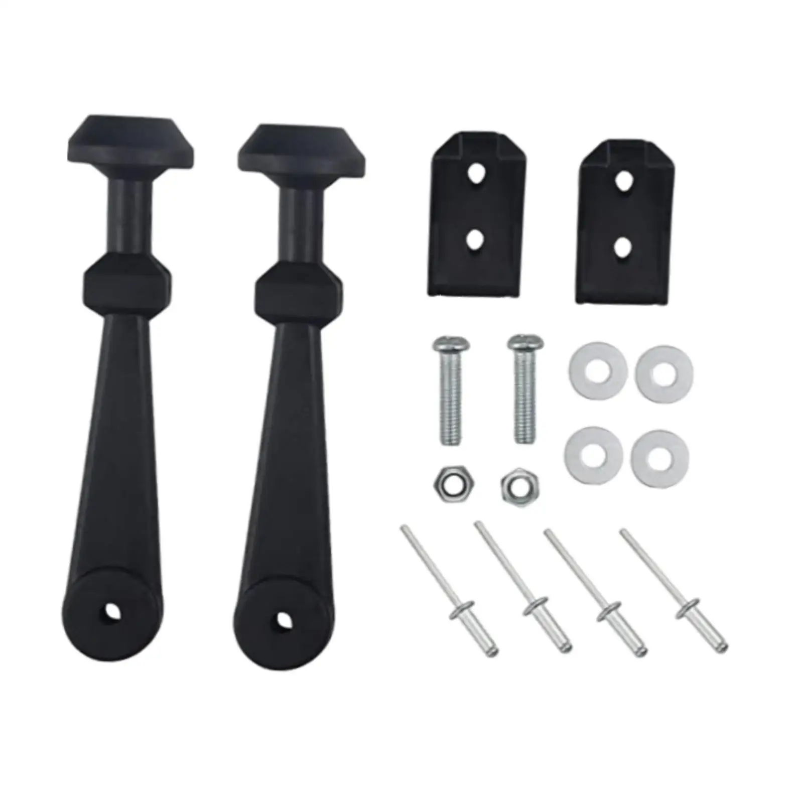 Heavy Duty Hood Latch Kit with Hardware Snowmobile Outdoor Sports Supply Repair Panel Strap