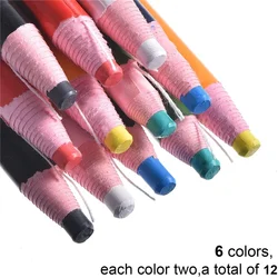 3/12PCS Fabric Marking Pens, Sewing Chalk Pencils for Tailoring, Washable DIY Craft Tools, Dressmaker Accessories