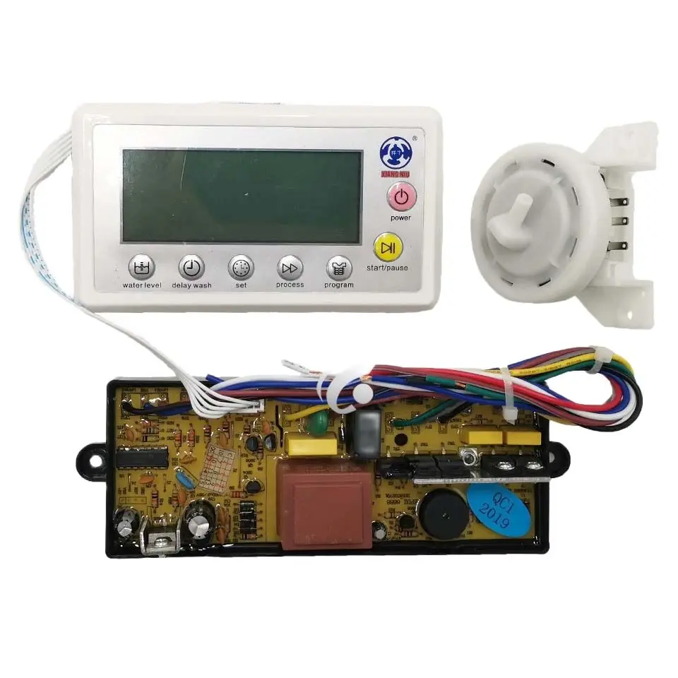 new universal full automatic washing machine computer board LED display power module panel with water liquid level sensor