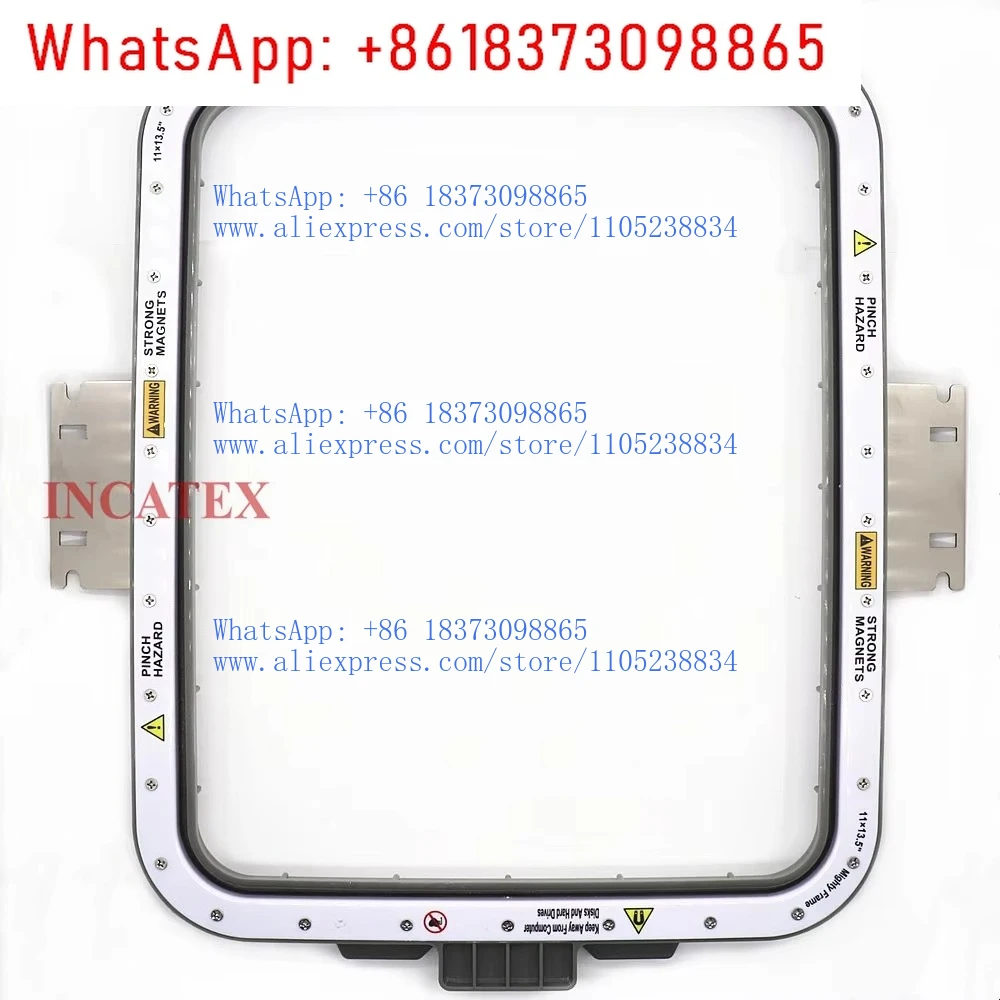 Premium Chinese cap Tubular embroidery machine accessories Magnetic frame hoop 260x 330mm 11x 13.5 inches Length 395mm