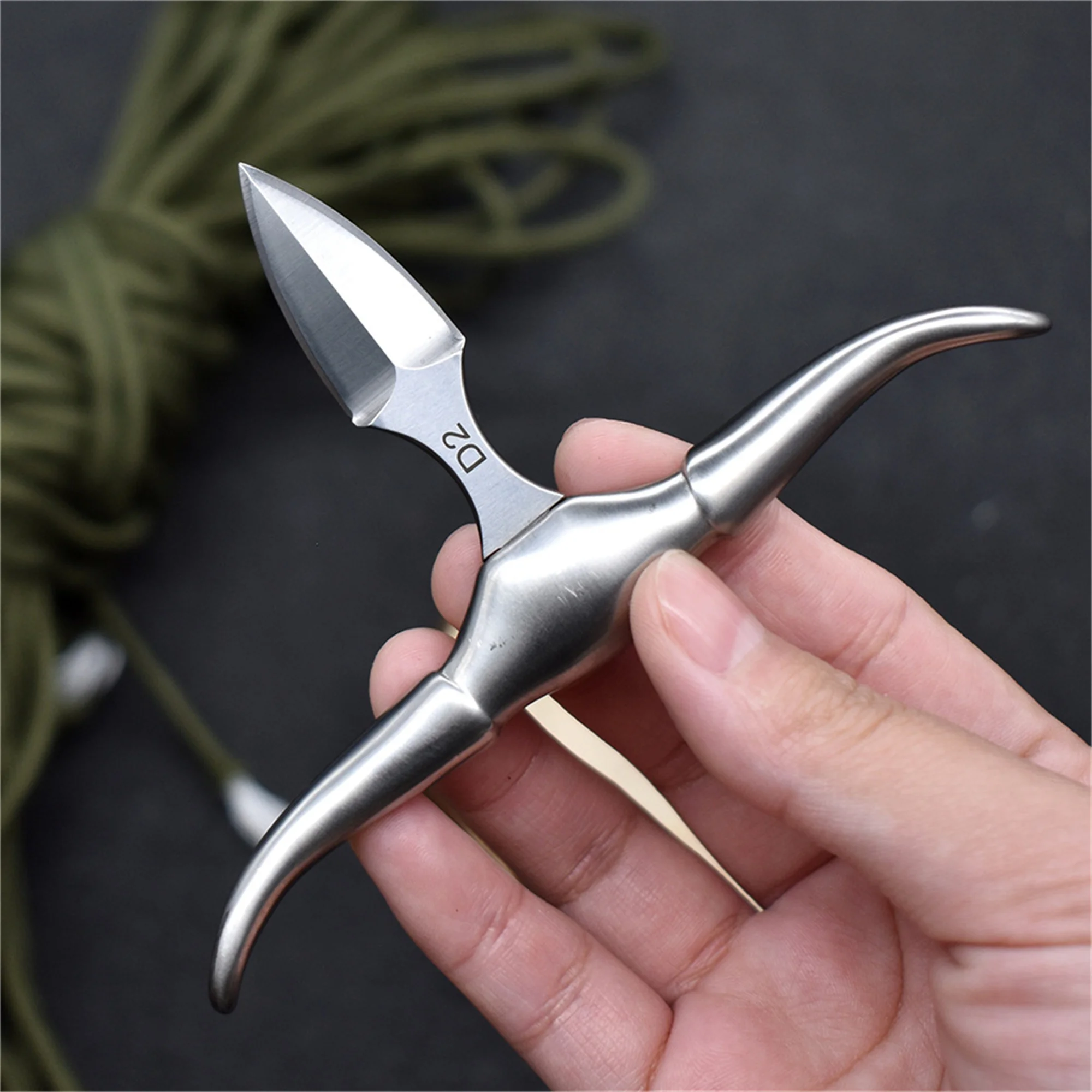 Cupronickel Necklace Knife  EDC Outdoor Mutil-tool Car Decoration Pendant