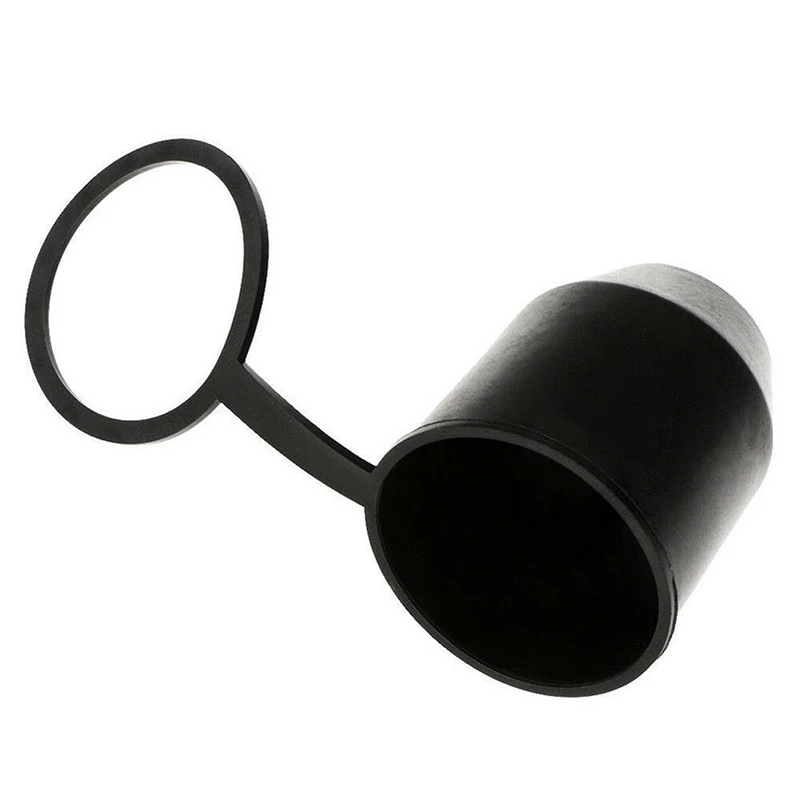 1X PVC Black Tow Bar Ball Towball Cover Cap Towing Hitch Trailer Protection Cap view 4