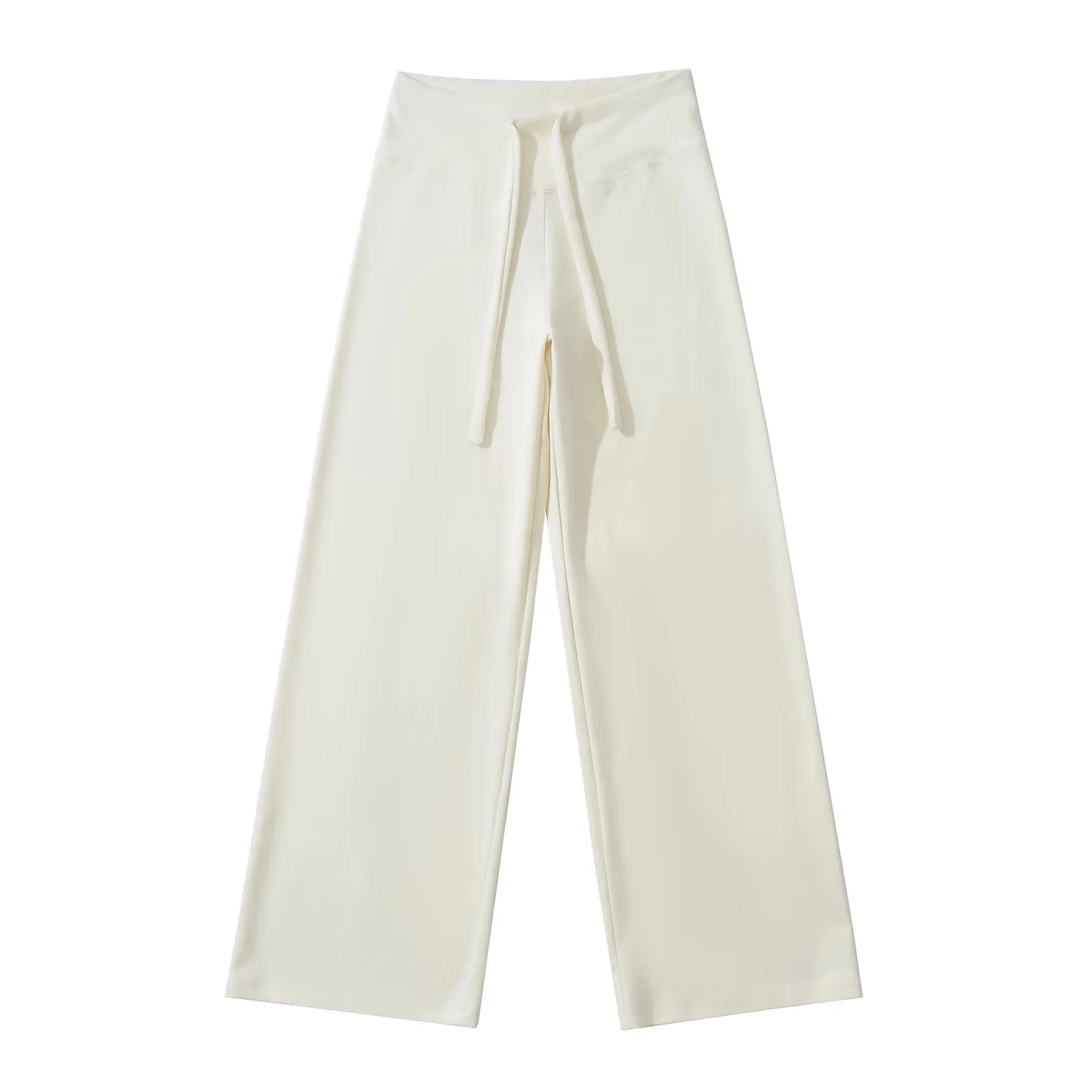 Plones Casus de Pierna Recta de Cintura Alta Estilo Americano para Mujer, Primavera-Otoño, Nuevo Estilo, Plones La...