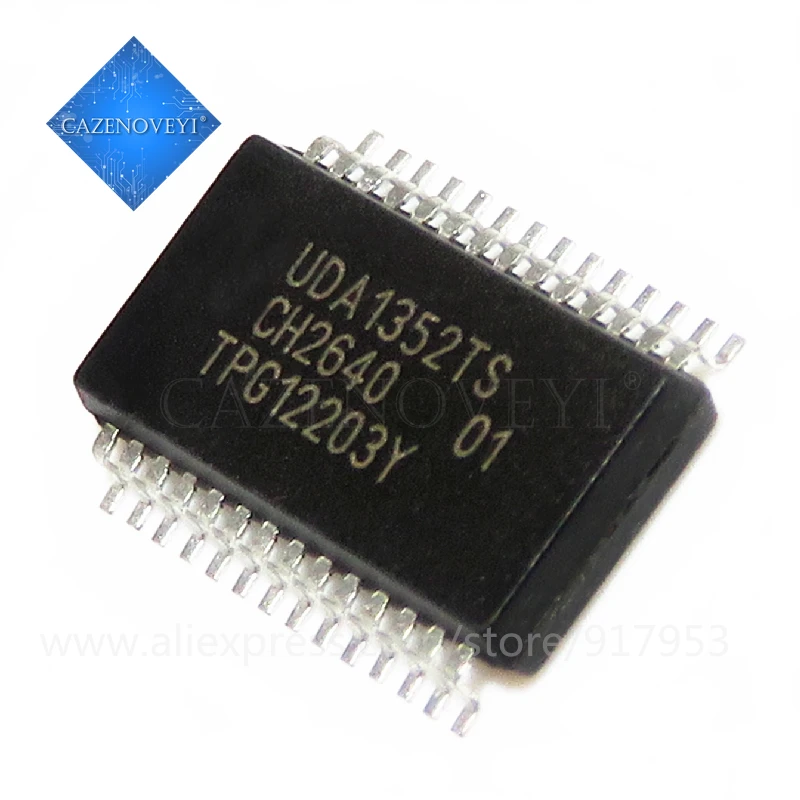 1pcs/lot UDA1352 UDA1352TS UDA1345TS UDA1345 UDA1341TS UDA1341 SSOP-28 In Stock