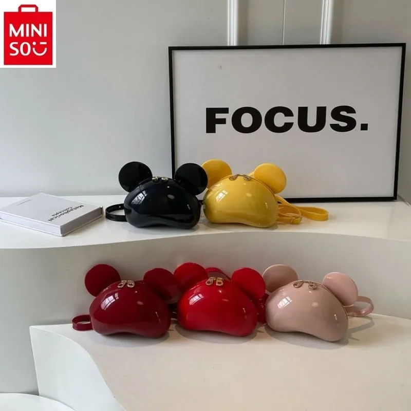 Disney Cartoon Mickey Anime Student Storage Wallet Women's Fashion High Quality Versatile Phone Bag