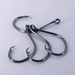 20pcs/lot Strong Japan Fishing Hooks Circle Fisihhooks Crooked Head Barbed Hook Fishing For Big Fish Sea Fishing Accessories 5-0