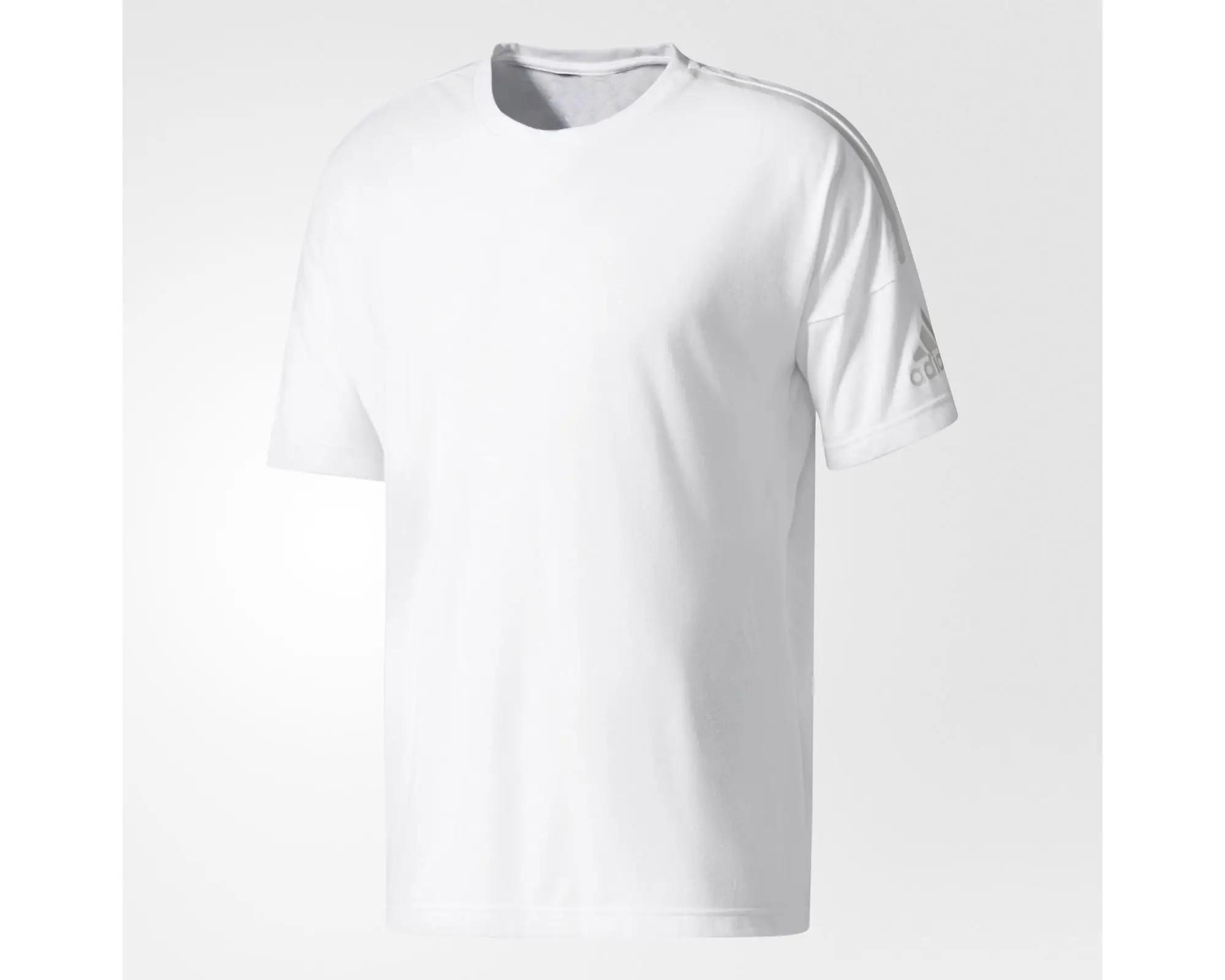 Adidas-Camiseta de uso diario para hombre, ropa deportiva de entrenamiento, Color blanco, Original