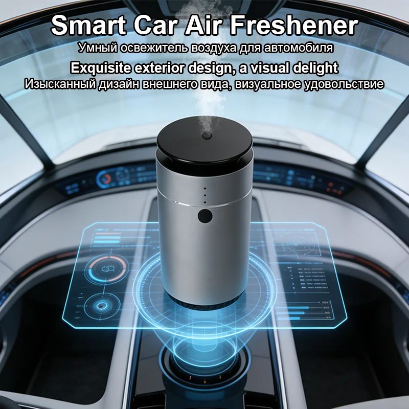Professional Car Aromatherapy Diffuser AI Smart Auto Start Stop Spray Quick Odor Eliminator Long Lasting Fragrance Home Car Use