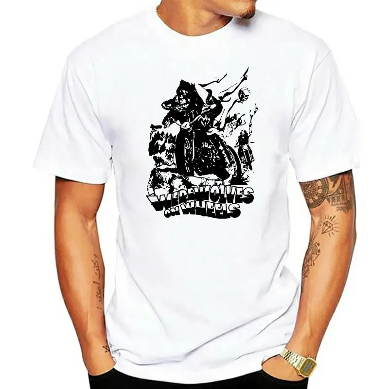 

Werewolves On Wheels T-shirt - 1971 Horror FilmOutlaw BikerB-Movie free delv