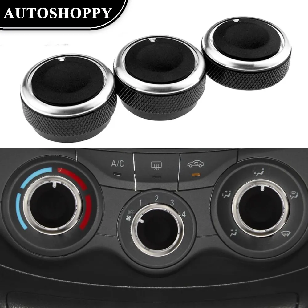 

Car Air Conditioning AC Knob for Chevrolet Chevy Sail 2008 - 2014 Aluminum Alloy Heater Control Switch Button Knobs Accessories