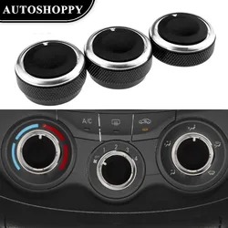 Car Air Conditioning AC Knob for Chevrolet Chevy Sail 2008 - 2014 Aluminum Alloy Heater Control Switch Button Knobs Accessories