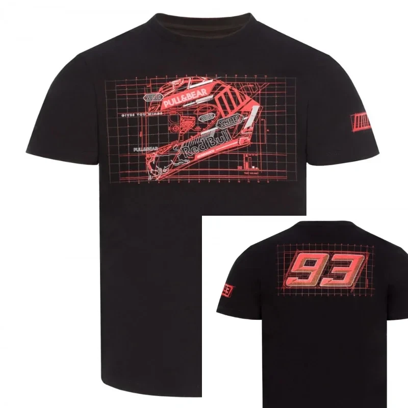 

2025 New Men's Fashion T-Shirt Spider and No. 93 Graphic Summer Sleeves Short Streetwear Cool Fashion Casual T-Shirt Large Size