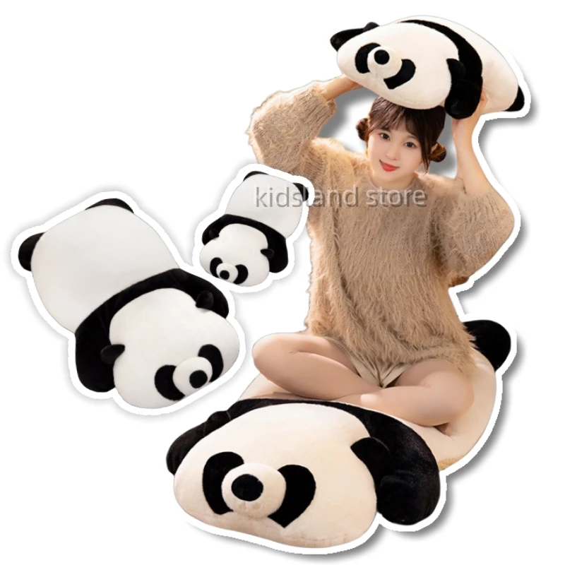 

60/90cm Soft And Comfortable Lying Posture Panda Plush Cushion Pillows Decorate The Living Room With High-quality Padded Cotton