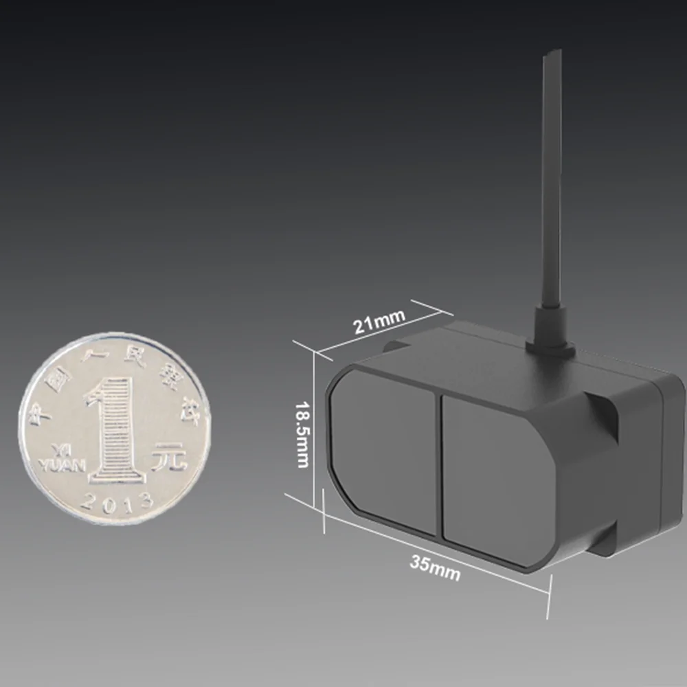 Benewake TFmini Plus LiDAR Module，IP65 Micro single point TOF short distance lidar sensor compatible with both UART IIC I/O