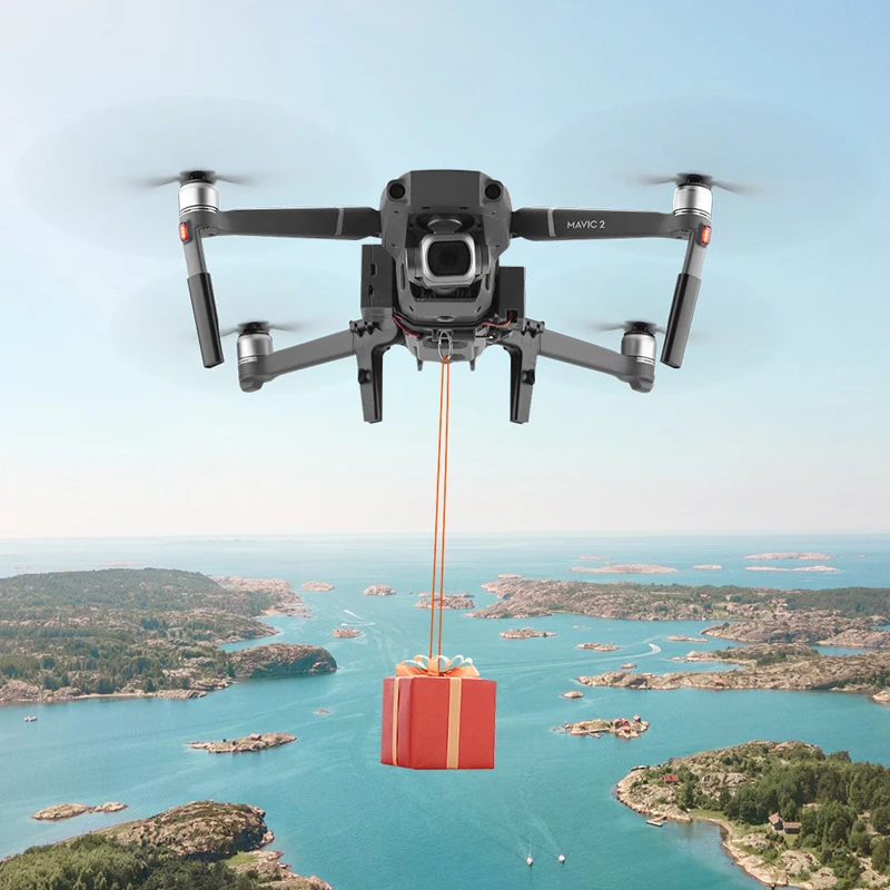 For DJI Mavic 2 Pro/Zoom Drone Airdrop System Thrower Air Dropping Transport Wedding Gift Fishing Delivery Device Rescue Thrower