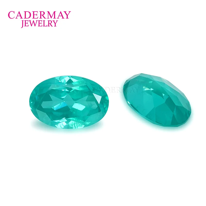 

Paraiba Neon Blue Yttrium Aluminium Garnet Gemstone 3x5mm-10x14mm Oval Shape Synthetic Paraiba YAG Stones For Making Jewelry