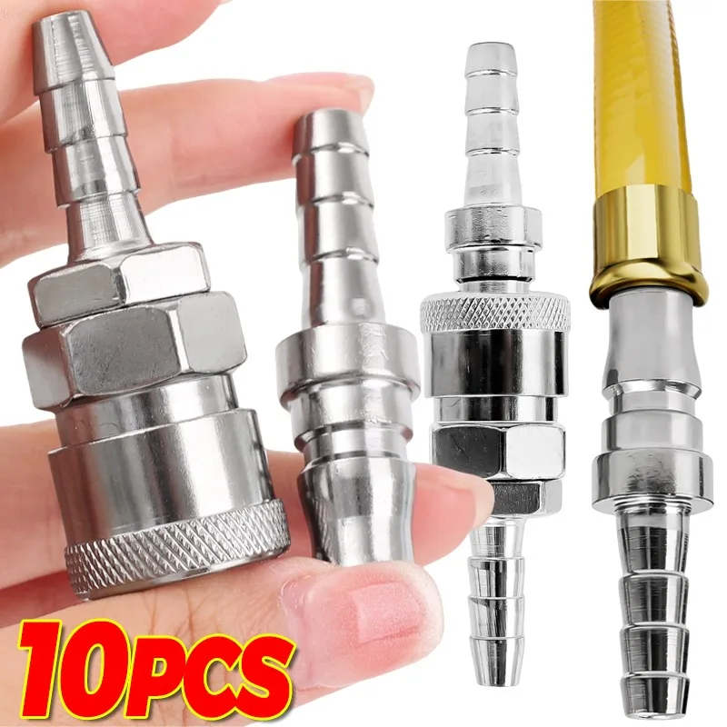 

10/2x пневматический фитинг, быстроразъемное соединение для воздушного компрессора, шланговое сопло, мойки высокого давления, набор адаптеров, детали пневматического инструмента