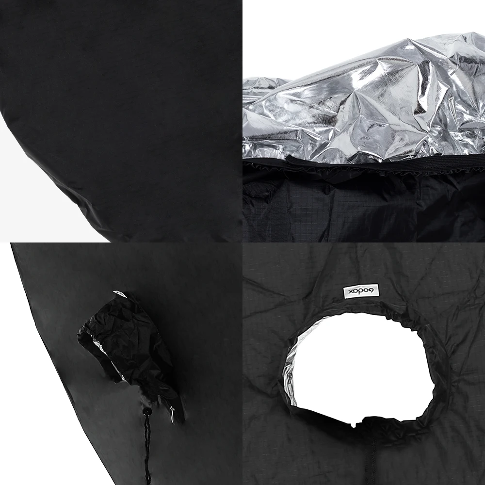 AMBITFUL 105cm 130cm 160cm Umbrella Diffuser White Transparent Black Reflector Parabolic Umbrella Cover