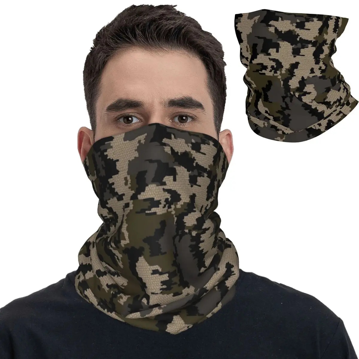 Everything Camo And Camouflage Bandana Neck Cover Printed Balaclavas Mask Scarf Warm Cycling Fishing Unisex Adult Washable