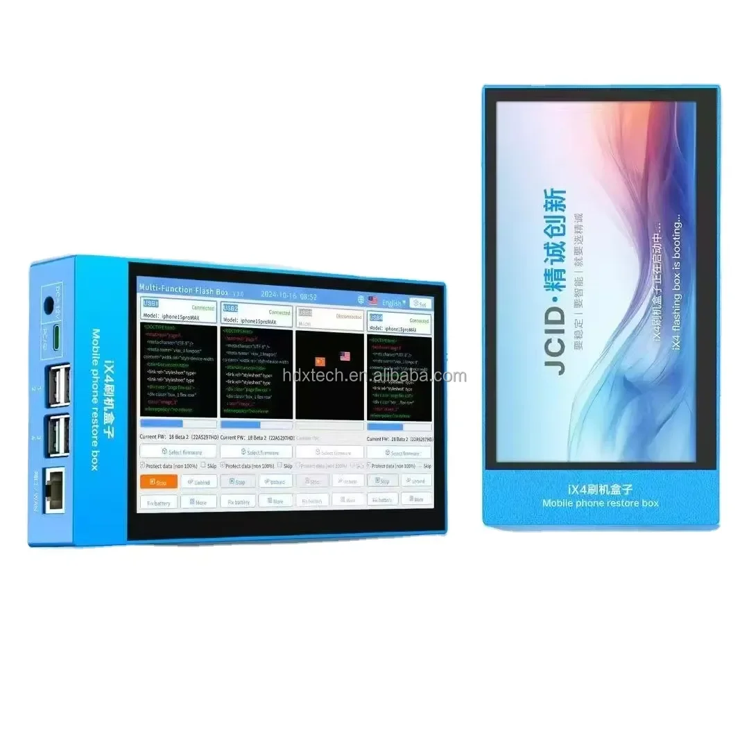 JCID IX4 Professional Batch Flashing Box for Mobile Phone Repair Tools Restore Box Battery Health Easily