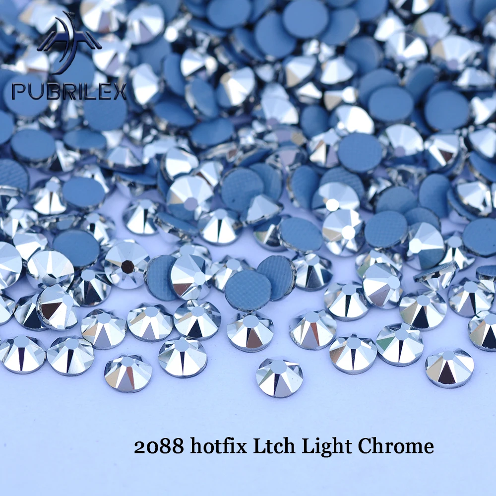 YANRUO 2088HF Diamante Element 8 große 8 kleine Bügel-Strasssteine zum Aufbügeln für Kleidung, Kristalle, DIY-Dekoration, Hochzeitskleid – Detail 14
