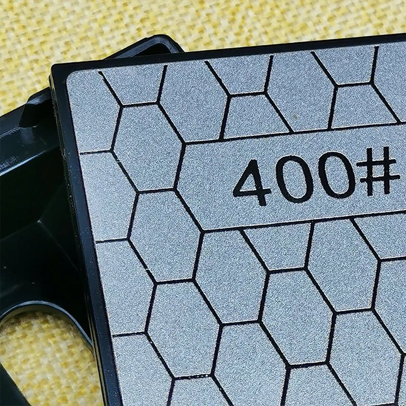 Двусторонняя основа, алмазный точильный камень, точильный камень, нож, кухонная зернистость, шлифовальный нож шеф-повара, точилка с зернистостью 400/600/1000/1200