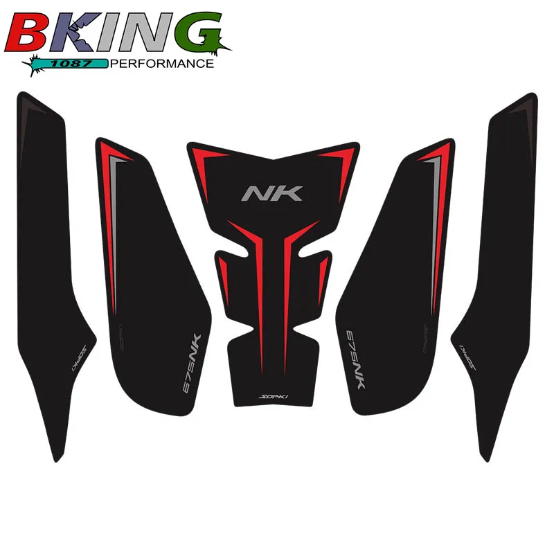VOOR CFMOTO 675NK NK675 675 NK 2025 + Motorfiets 3M Anti Slip Tank Pad Stickers Pad Side Gas Knie grip Protector Decal Accessoires