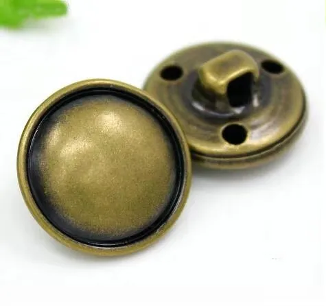 10pcs/lot Size:15-25mm Mushroom Metal Buttons for Garment Vintage Bronze Color / Gun Black Button DIY Garment (ss-7379)