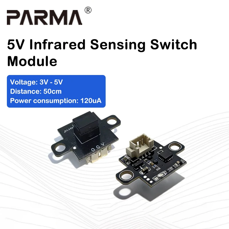 Active infrared sensing switch module, infrared diffuse reflection low-power module, IO mode