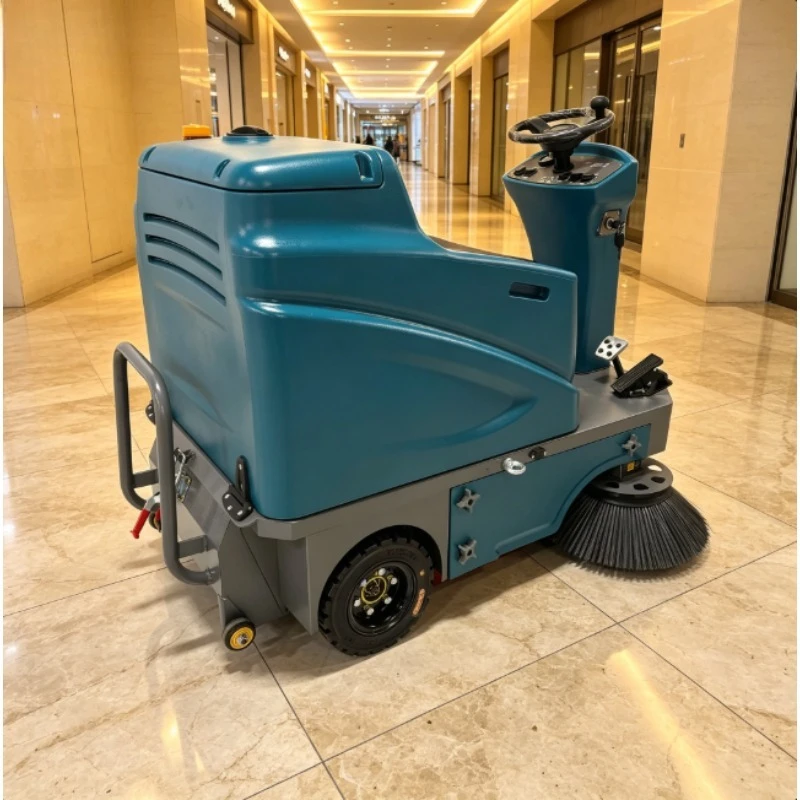 Sweeper Machines for Roads Floor Sweeper Street Sweeping Machine Vacuum Absorbs Fine Dust Floor Sweeper Ride on Cleaning Machine