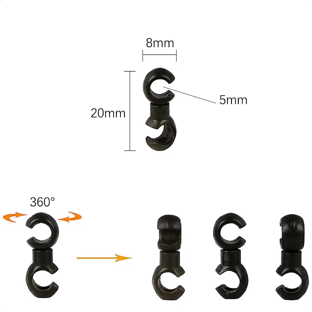 KATWAY الأسود S نمط مشبك دراجة الفرامل والعتاد كابل خرطوم دليل عبر خط كليب حلقة المشبك الدراجات ل الطريق الدراجة HH-AA544 #6