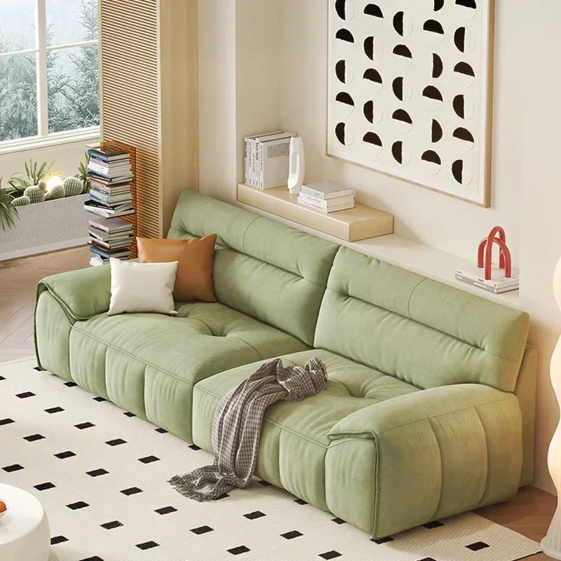 Floor Couch Living Room Nordic Furniture Designer Home Lazy Sofa L Shaped Single Corner Comfortable Bedroom Sleeper Sofas Luxury