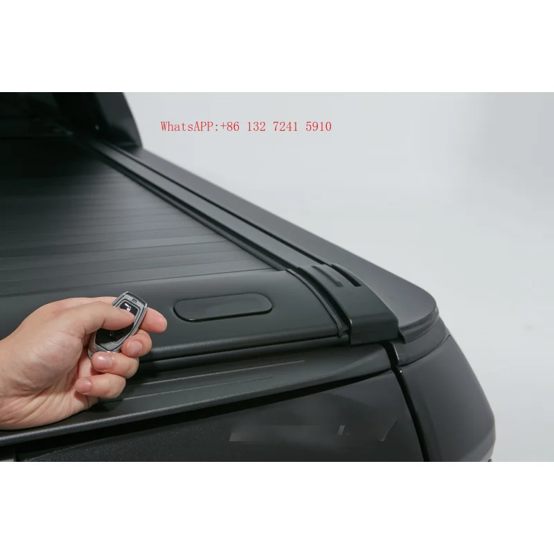 Aluminum No-Drill Hard Truck Bed Retractable Electric Roll up Tonneau