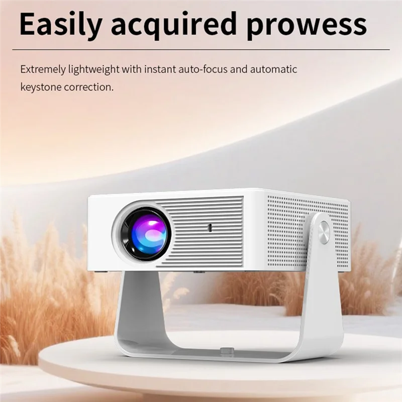 

SUNRI-Ultra HD проектор Native 720P Поддержка 4K WIFI6 Bluetooth 5,0 Android 11, проектор с автофокусом, проектор для домашнего кинотеатра