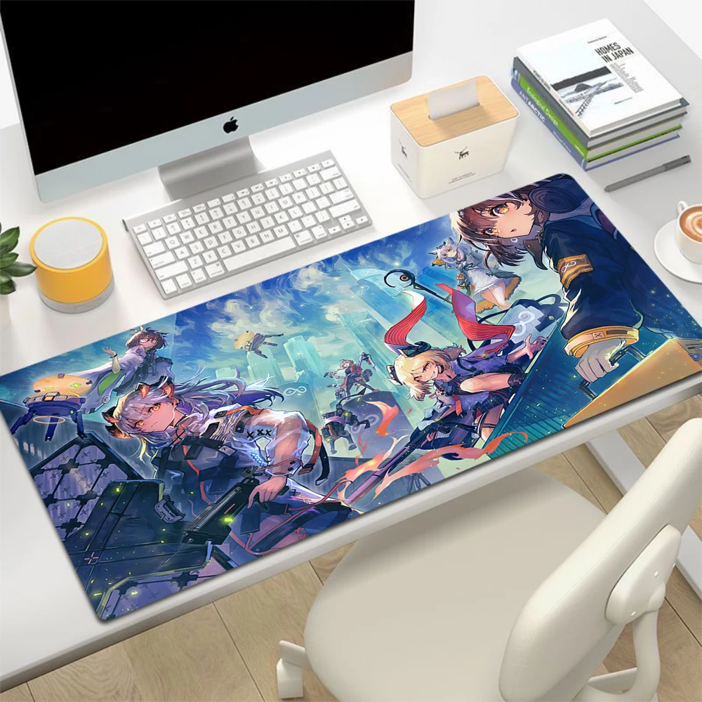 Imagem -03 - Arknights Gabinete Grande Mouse Pad Gamer hd Custom Home Mousepad Tapetes de Mesa Borracha Natural Macia Table Mat Computador 90x40 Novo Xxl