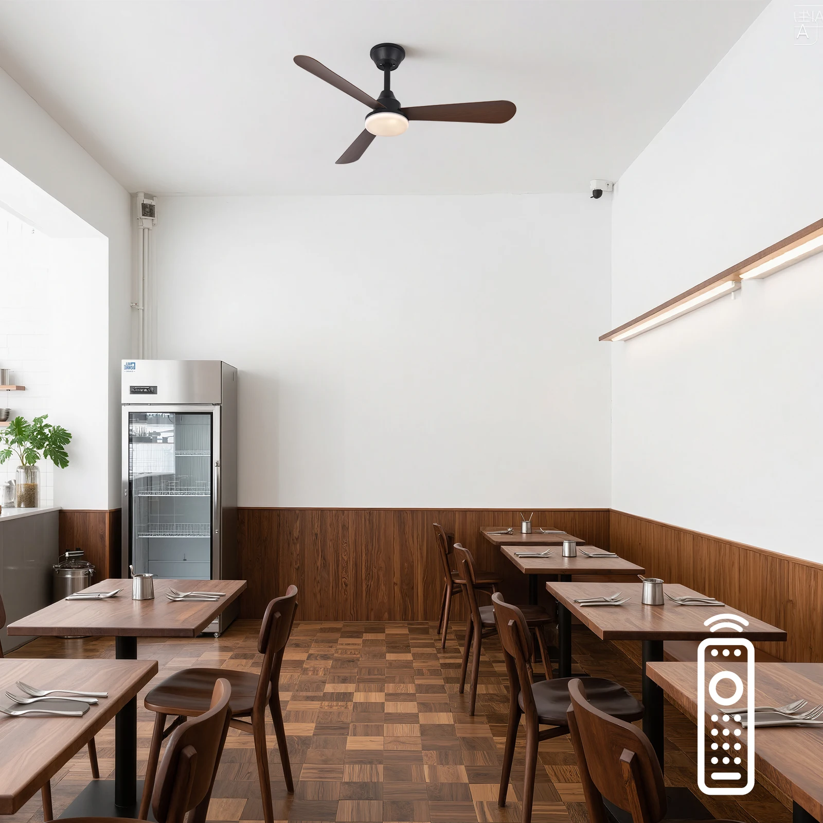 Ceiling Fans with Lights and Remote,Quite Reversible DC Motor,Modern  Indoor Outdoor Ceiling Fan with Light for Bedroom Patio