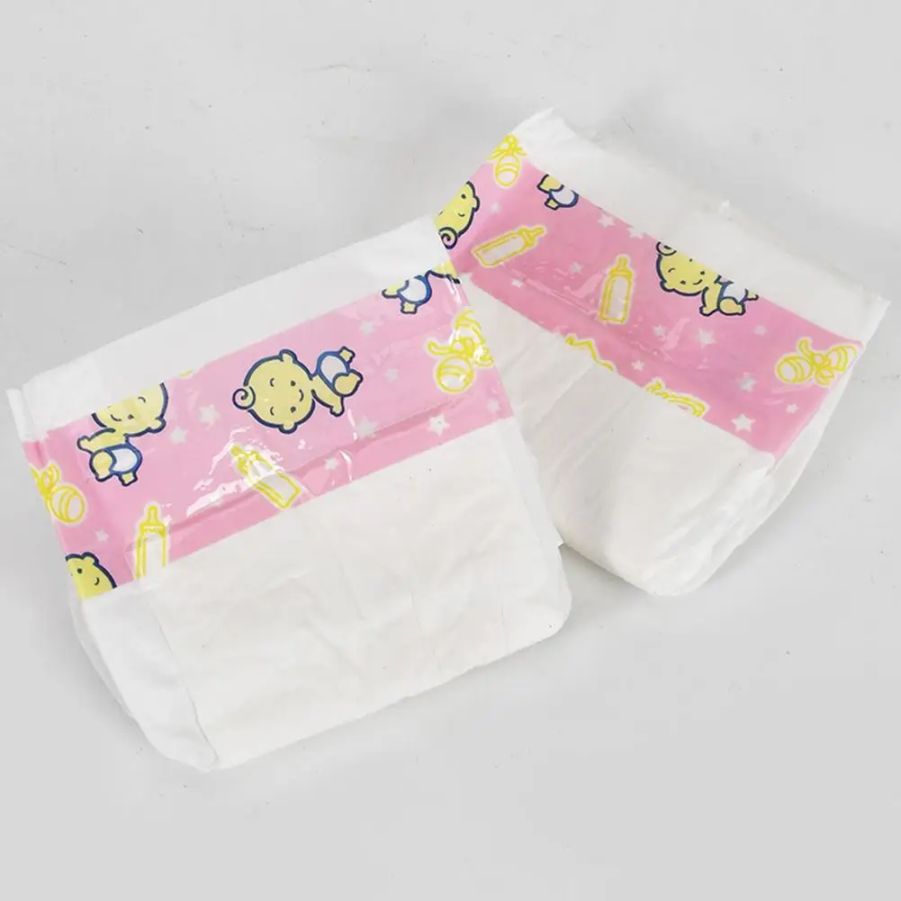 Baby-Puppen-Windeln, 10 Stück, Nachfüllpackung für Reborn-Puppen-Windeln, Wiederverwendbares Zubehör für Babypuppen, Neugeborenen-Windeln – Detail 14