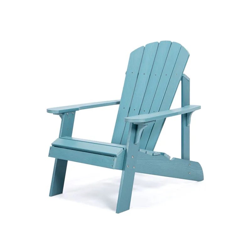 

Outdoor lounge chair seaside beach chair frog chair hotel folk balcony lounge villa garden colorful plastic wood seat