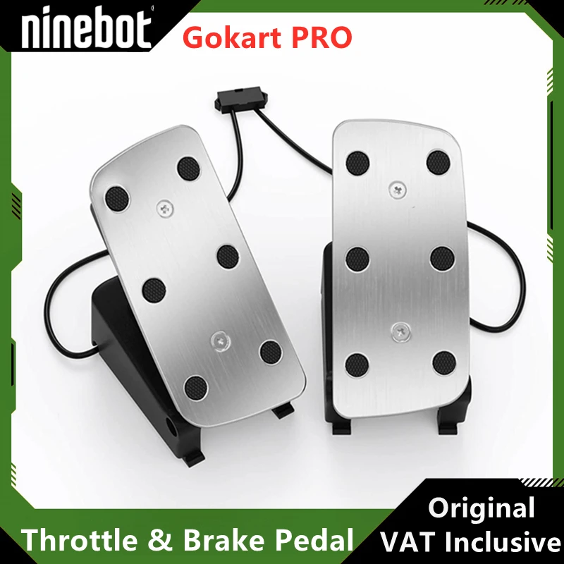 Original Throttle & Brake Pedal Assembly For Ninebot Gokart PRO Kit Go Kart Accelerator Brake Accessories For Outdoor Race Pedal