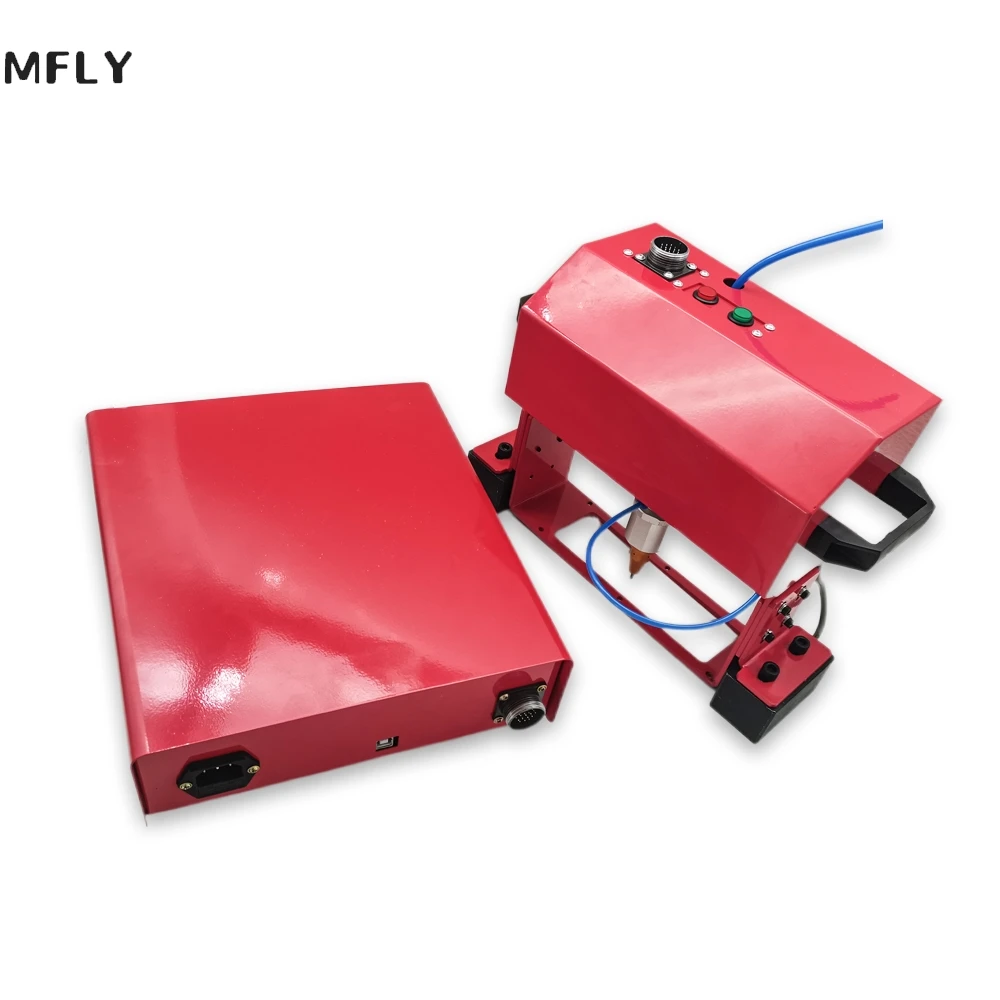 Portable Pneumatic Marking Machine 140*40MM For Automotive Frame Engine  VIN No. Dot Peen Engraving Machinery