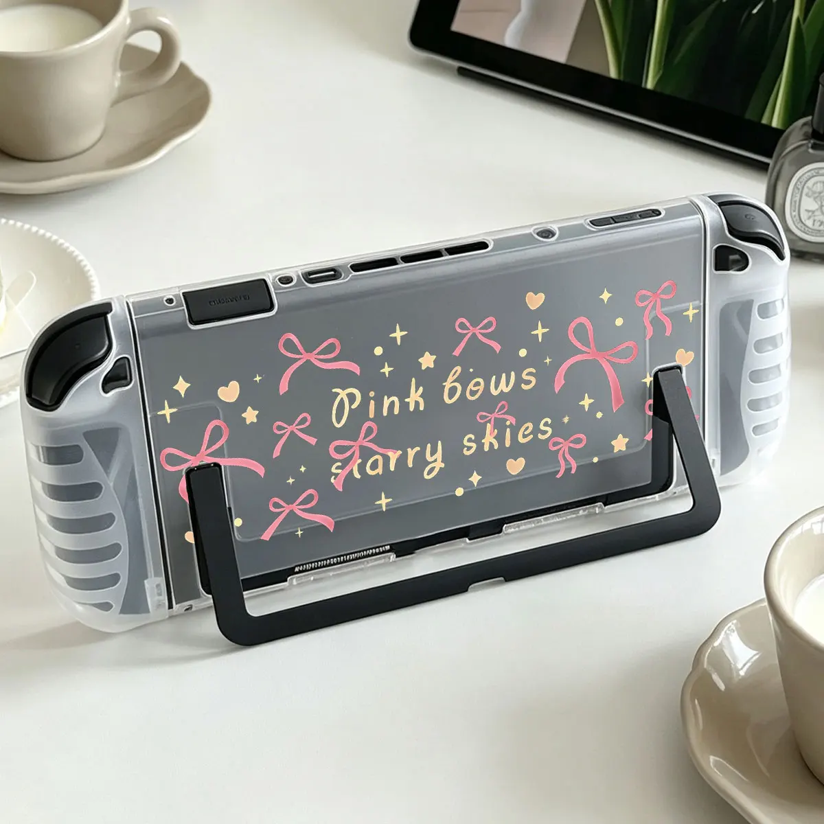 Anti-Falling Hard Acrylic Protective Case Dockable Base for Nintendo Switch 2 NS2 Console Detachable Joy-Con Split-type Housing